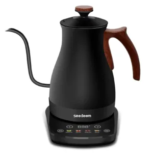 Gooseneck Electric Kettle 1200W Electric Tea & Coffee Kettle with Four Heating Modes Rapid Heating,±1℉ Temperature Control,