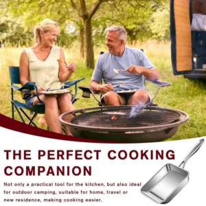 Non Stick Frying Pans 3 Ply Stainless Steel Square Cooking Pan Nonstick Frying Pan Deep Small Iron Skillet Cookware Pan Skillet