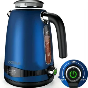1pc 1.8QT Electric Kettle, US Plug, Temperature Control With 7 Heat Settings & LED Display, (1100W) , Kitchen and home