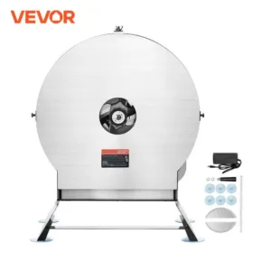 VEVOR Electric Vegetable Slicer 0-0.5"/0-12mm Thickness Adjustable Commercial Slicer Machine Convertible to Manual Food Cutter
