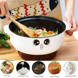 Electric MultiCooker Multifunctional Rice Cooker Frying Pan Non-stick Cookware Multi Soup Hotpot for Kitchen 2.3L/2.8L