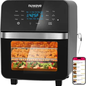 Brio 15.5Qt 10-In-1 Air Fryer Rotisserie Oven, Xl Family Size, Even & Crisp Airfry, Reheat, Roast, Dehydrate For Qui Meals,