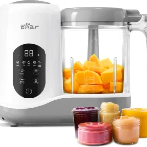 Bear 2024 Baby Food Maker | One Step Baby Food Processor Steamer Puree Blender | Auto Cooking & Grinding | Baby Food Puree