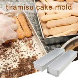 Aluminum Cheesecake Pan Bakeware Tray Rectangle Cake Pan Tiramisu Muffin Pan Cake Mould Pastry Kitchen Baking Tools